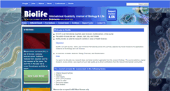 Desktop Screenshot of biolifejournal.com